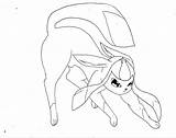 Glaceon Lineart Rage Battre sketch template