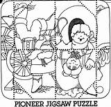 Pioneer Pioneers Mormon Teachldschildren sketch template