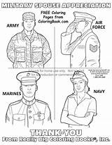 Coloring Military Spouse sketch template