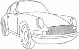 Car Coloring Pages Kids Print Coccinelle Dessin Voiture sketch template