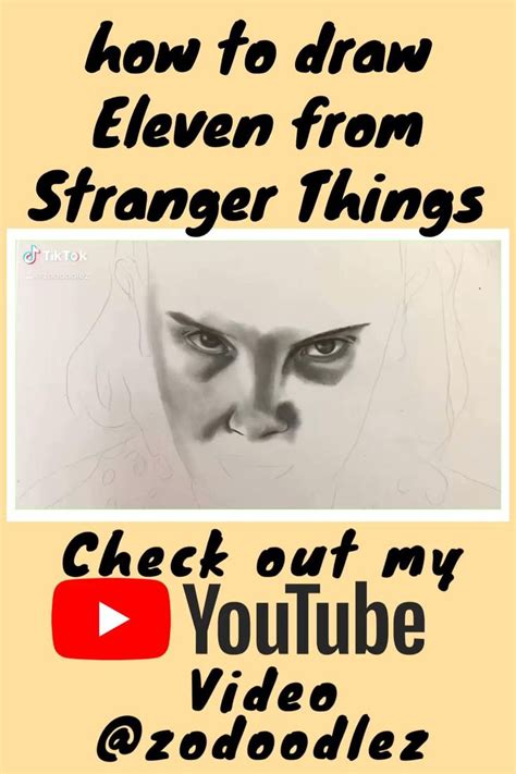 How To Draw Eleven From Stranger Things [video] Drawings Pencil