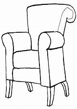 Armchair Coloring Pages sketch template