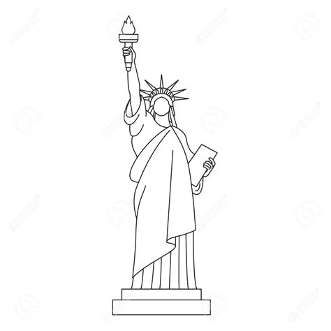 liberty statue sketch  paintingvalleycom explore collection