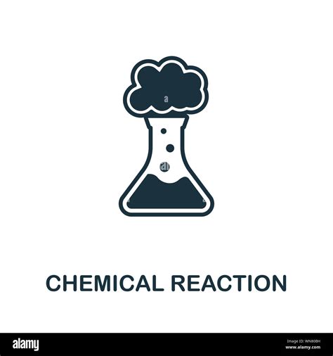 chemical reaction icon symbol creative sign  biotechnology icons