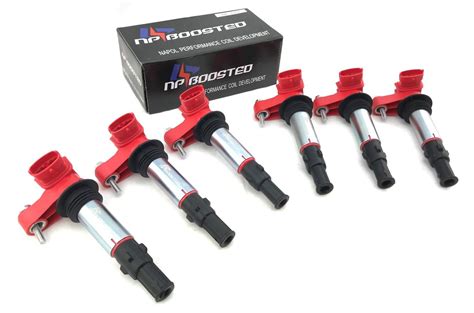 pcs ignition coil  plug coils pack cadillac sts cts srx    npboosted