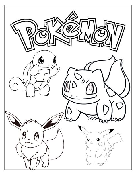 printable pokemon coloring pages  customize  print