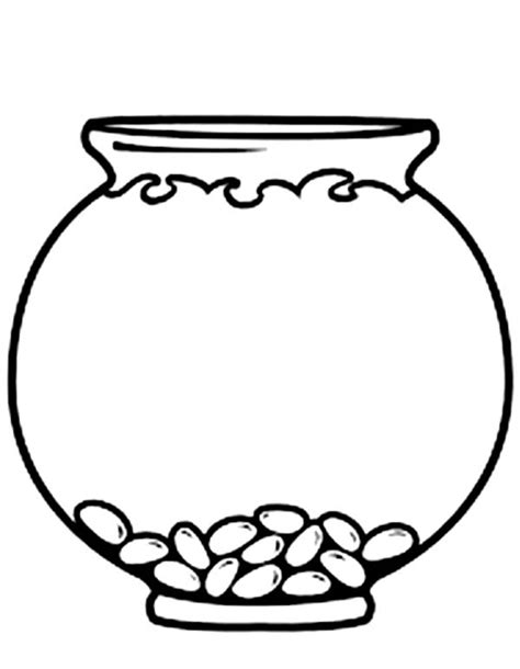 empty fish bowl coloring page  print  coloring pages