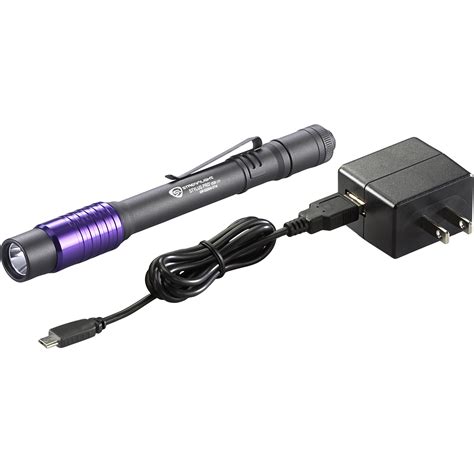 streamlight stylus pro usb rechargeable uv penlight  ac