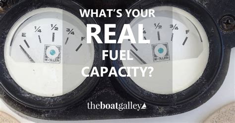 whats  real fuel capacity  boat galley