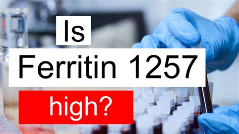 ferritin  high normal  dangerous   ferritin level