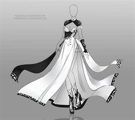 adoptable auction  open fashion design drawings dress sketches anime outfits