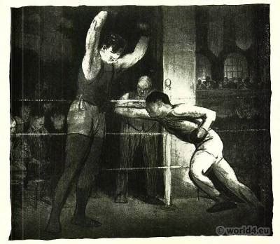 boxing scenes     george wesley bellows