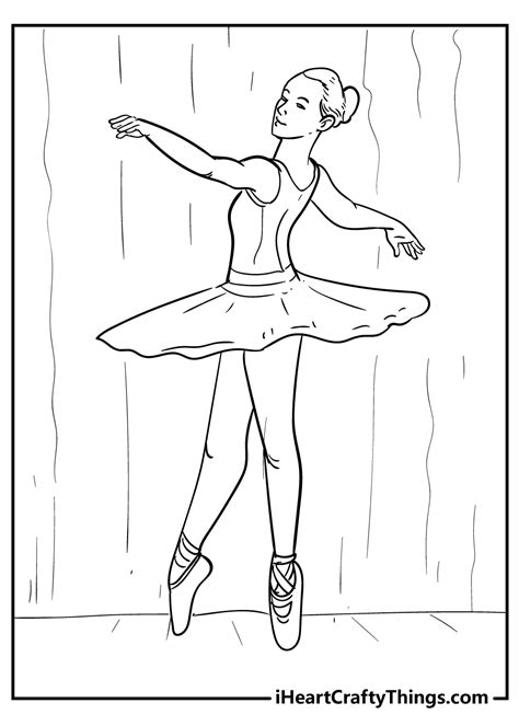 ballet coloring page ballerina coloring pages dance coloring pages