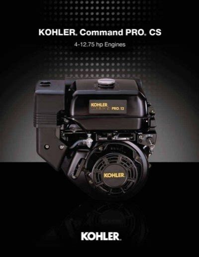 command pro kohler engines