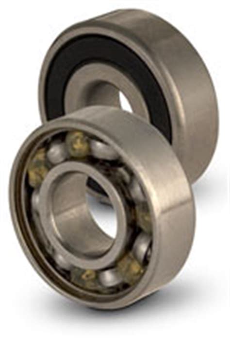 plain ball bearings commercial open shielded type