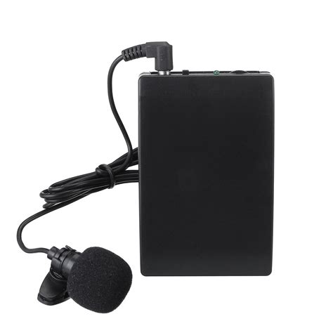 mini wireless cordless clip  lapel tie microphone mic transmitter set  teacher lecturer