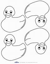 Coloring Duck Rubber Ducks Little Pages Ducky Five Printable Printables Print Thank Blank Cards Coolest Baby Shower Color Drawing Colouring sketch template