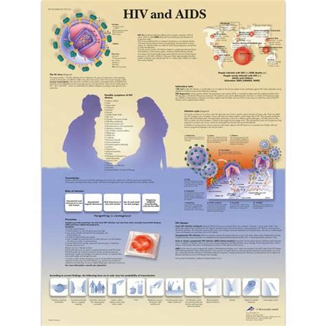 Hiv And Aids Chart 4006722 3b Scientific Vr1725uu