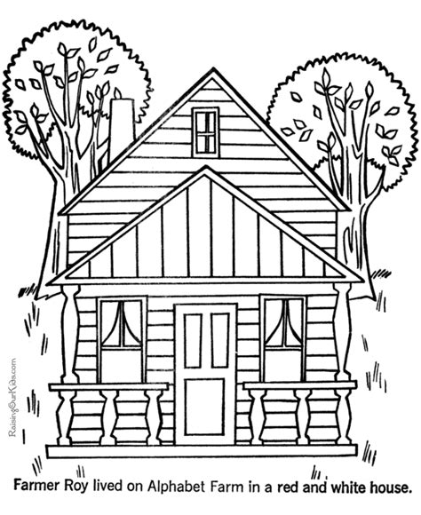 house rooms coloring coloring pages