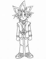 Yu Ausmalbilder Yugioh Yugi Coloriages Kleurplaten Malvorlagen Animaatjes Gify Picgifs sketch template