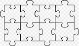 Puzzle Jigsaw sketch template