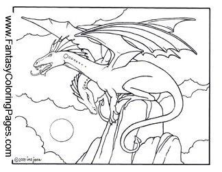 fantasycoloringpagescom dragon coloring page coloring pages dragon