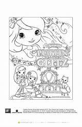 Pages Fox Century Coloring 20th Logo Glitz Puttin Strawberry Shortcake Template sketch template