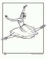 Ballett Leap Ballerines Bailarinas Danse Classique Ballerine Malvorlagen Coloringhome sketch template