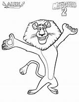 Coloring Pages Alex Lion Madagascar Clipart Movie Colouring Lions Print Search Getcolorings Getdrawings Again Bar Case Looking Don Use Find sketch template
