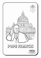 Francis Coloring Clipart Pope Pages Clip Fran Cliparts Clipground Template Sheets Activity Library sketch template