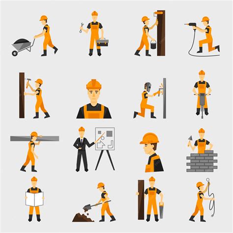 construction worker vector