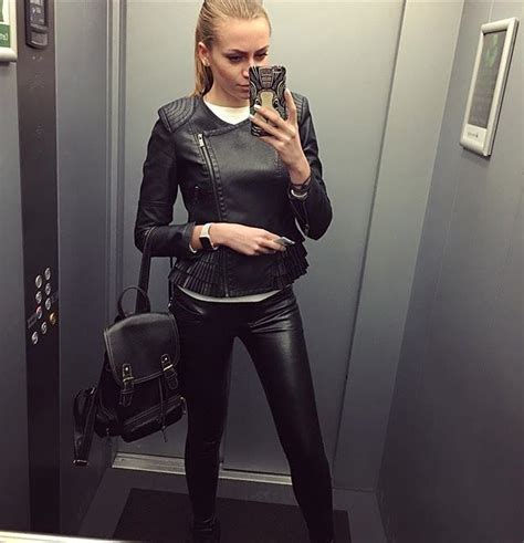 pin auf woman style leather