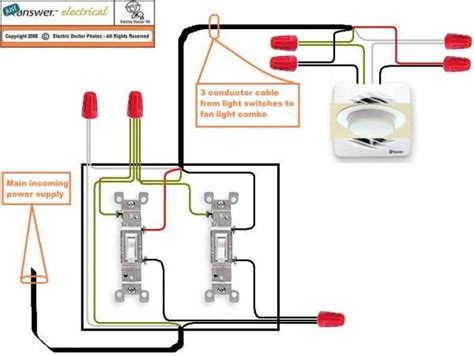 wiring  bathroom fan  light    knud karlsen
