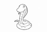 Coloring Snake Copperhead Edupics sketch template