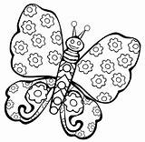 Mariposas Decorar sketch template