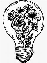 Hein Lightbulb Meagan Flower Sticker Redbubble Tattoo sketch template