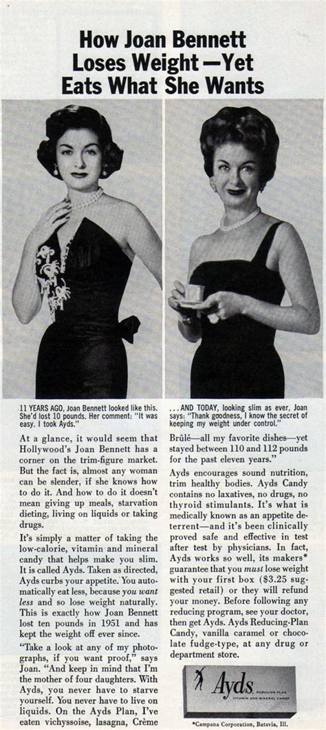 Vintage Ad 1 329 How Joan Bennett Lost Weight With A