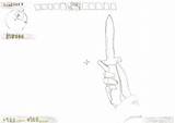 Knife Ct Cs Go Drawn Deviantart Wallpaper sketch template
