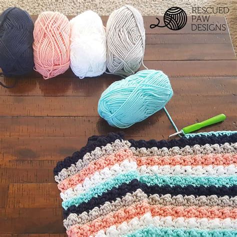 easy crochet blanket gif