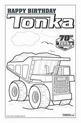Tonka 70th Celebrate Win Tiny Toys Birthday Colouring Fans Might Hours Competition Awesome Sheet Fun Print Also Little sketch template