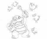 Morton Koopa Power Coloring Pages Printable sketch template