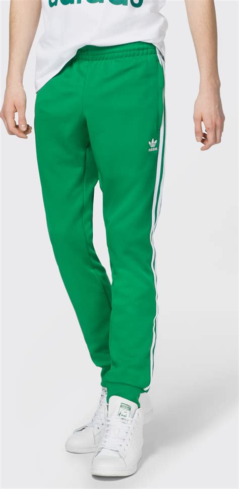 adidas originals broek sst tp  groen