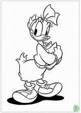 Coloring Duck Daisy Pages Dinokids Popular Coloringdisney sketch template