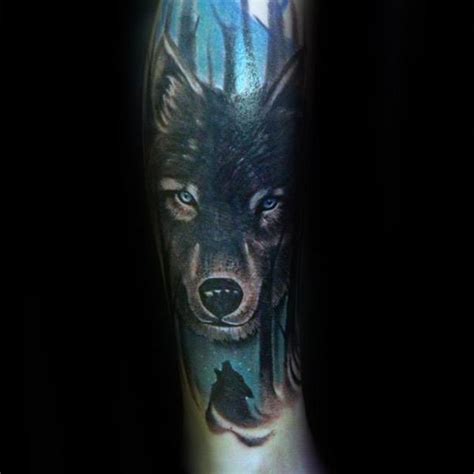 60 Sick Wolf Tattoo Designs Für Männer Manly Ink Ideen Mann Stil