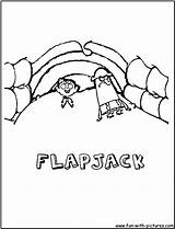 Flapjack Coloring Pages Color Fun sketch template