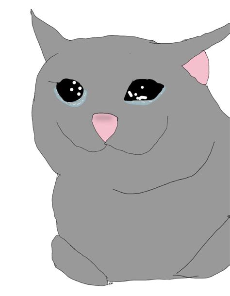 crying cat meme template    adopt  cat feel    radoptmerbx