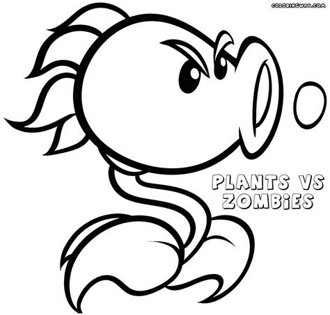 plants  zombies coloring page coloring page   coloring home