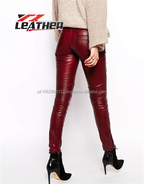 contemporary cheap leather pants girls meroon buy leather ladies