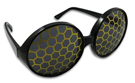 bumble bee sunglasses bug eye glasses yellow fancypants