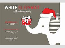 Holiday White Elephant Gift Exchange Party Celebration on Etsy
